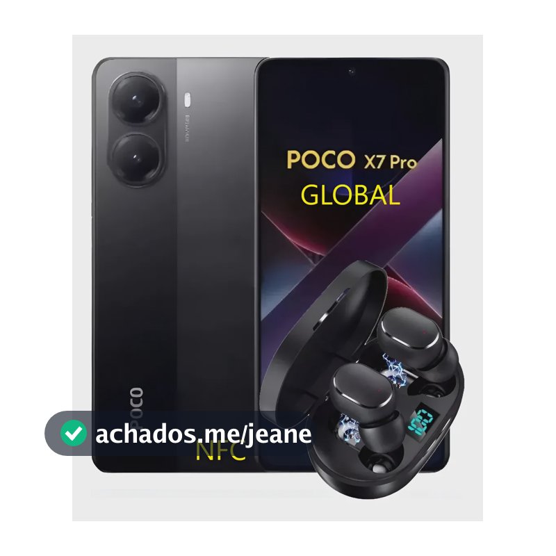 Xiaomi Poco X7 Pro 512gb 12ram Global Lançamento2025 Cor Preto