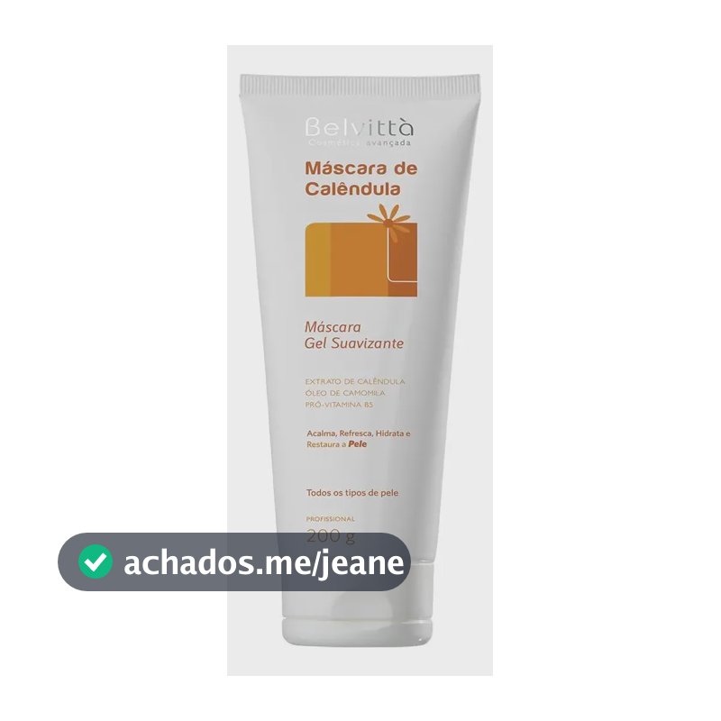 Máscara De Calêndula - Máscara Gel Suavizante 200g