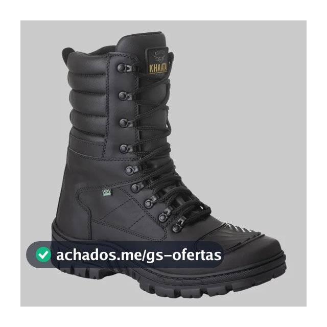 Bota Militar Coturno Adventure De Segurança C/ Zíper Premium