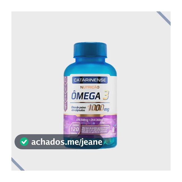 Ômega 3 - 120 Cápsulas - Catarinense