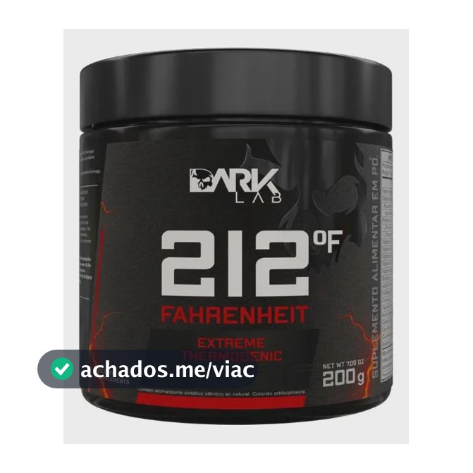 Termogênico 212 Fahrenheit Limão 200g Dark Lab
