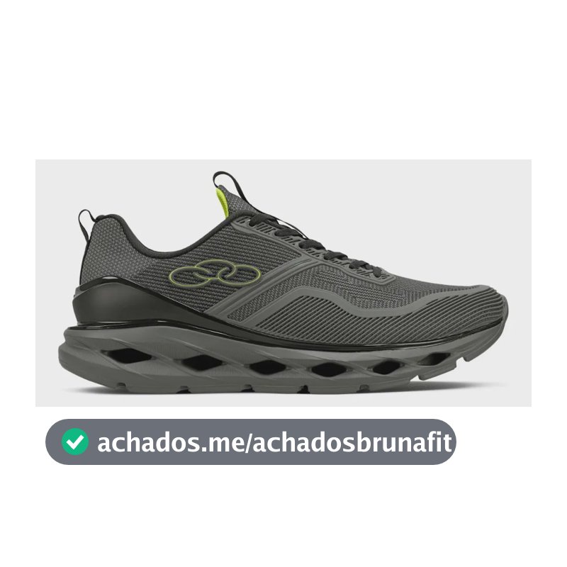 Tênis Masculino Olympikus Gama Chumbo/preto Liso 40 Br