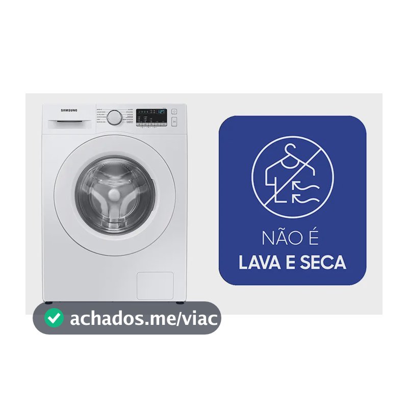 Lavadora Digital Inverter Samsung Ww11t Branca 11kg Cor Branco