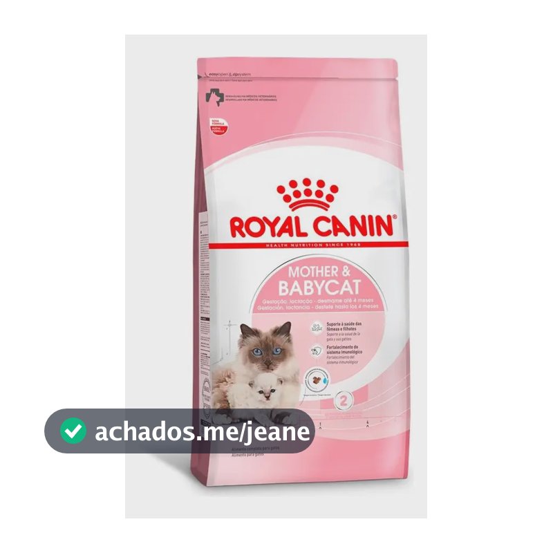 Ração Royal Canin Mother & Babycat Gatas Gestan. Lacta. 400g