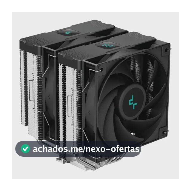 Air Cooler Ag620 Digital Com Monitoramento Deepcool Preto