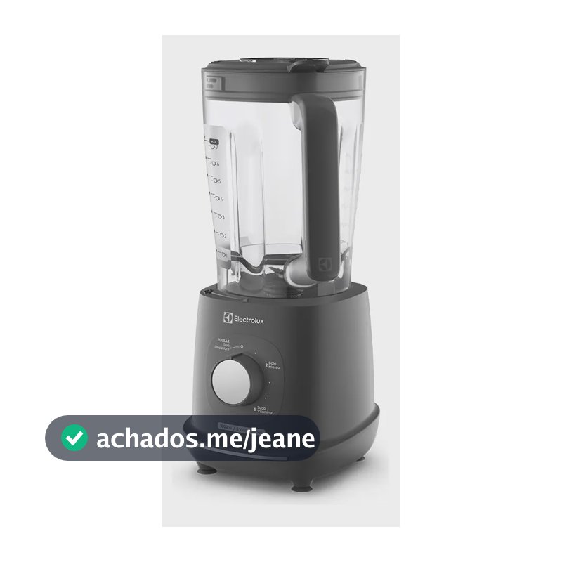 Liquidificador 1000W 2,7L Electrolux com TriForce, 5 Velocidades, Lâminas TruFlow, Função Pulsar 3 em 1 EBL1000 - Cinza