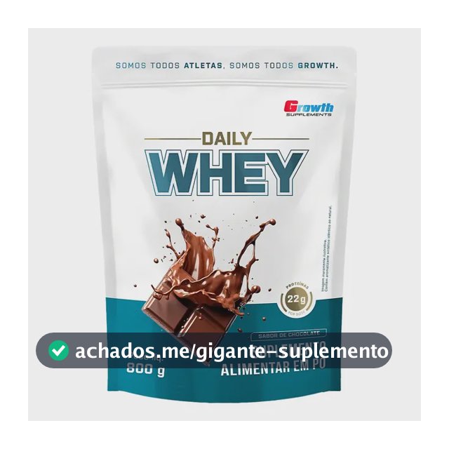 Daily Whey Protein 800g Growth Supplements Chocolate
