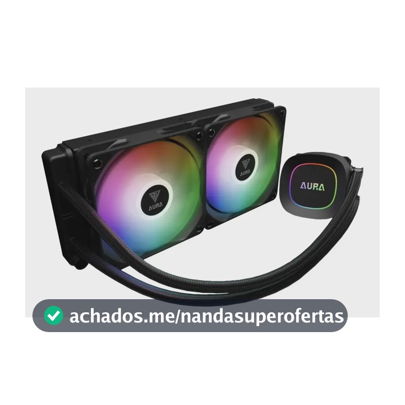 Water Cooler Gl240 Lite Aura Argb Preto Gamdias