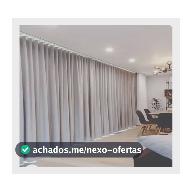 Cortina Tecido Blackout 6m X 2,6m - Trilho Suíço - Promoção