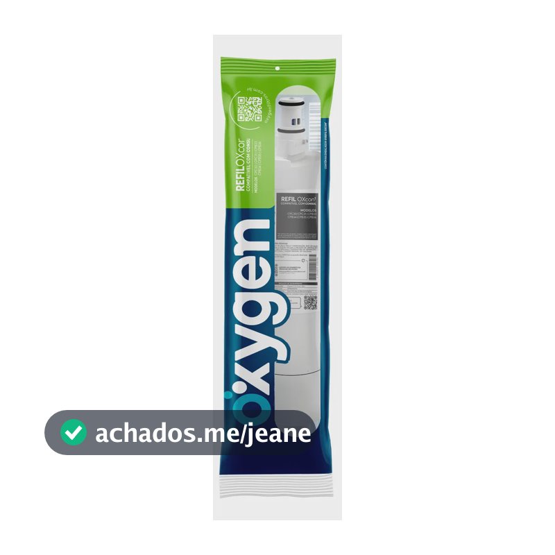 Refil Filtro Água Purificador Consul CPB34 CPB36 CPC31 CIX06AX Compatível Oxygen