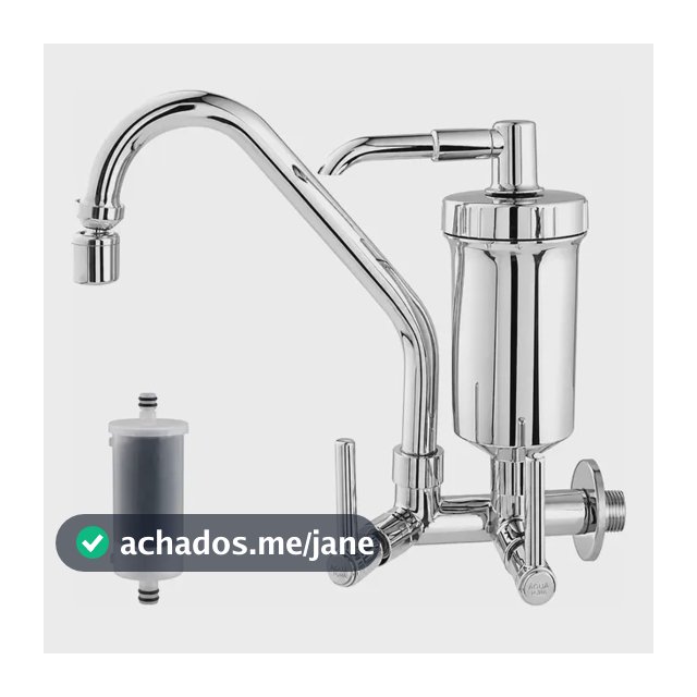 Torneira Com Filtro Cozinha Gourmet Parede Bica Móvel Abs