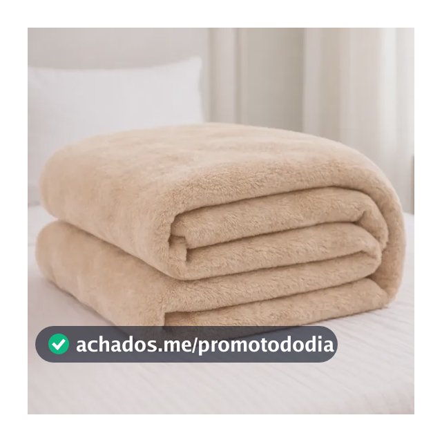 Coberta Manta Soft Casal Microfibra Anti-alérgica Dupla Face