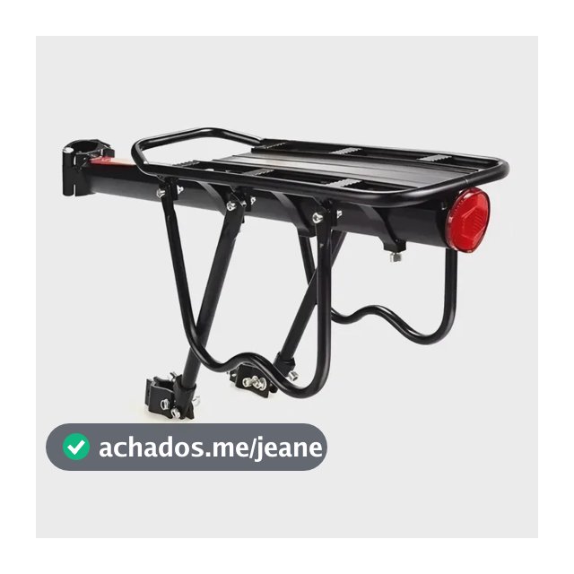 Bagageiro Traseiro Alumínio Miss Cosmeticos Para Bike 50kg Aro 26-29