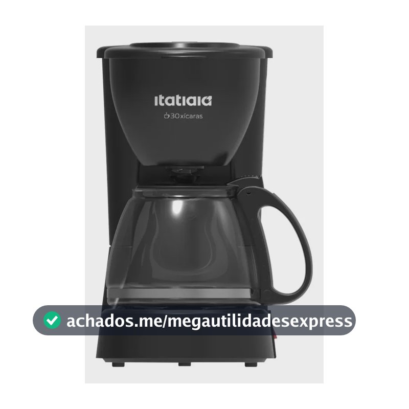 Cafeteira Elétrica Itatiaia 30 Xícaras Preto