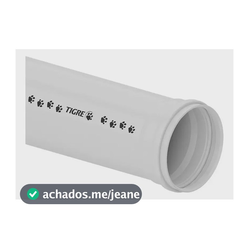 Tubo Esgoto 100mm 2 Metros Tigre