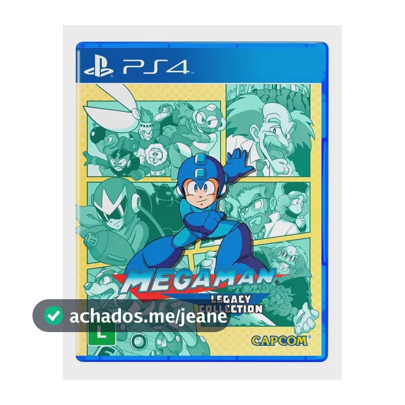 Jogo Mega Man Legacy Collection Ps4 Br Midia Fisica