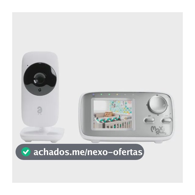 Babá Eletrônica Monitor 2.4 Sem Fio Zoom Baby On Maxi Baby