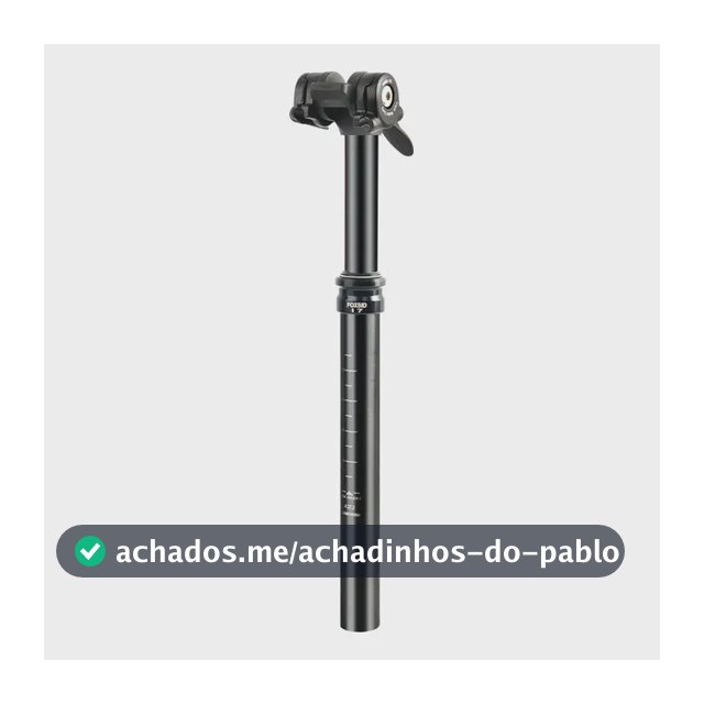 Canote Retrátil Foxsid I7 Pro Mtb Manual 27.2x405mm(130mm)negro