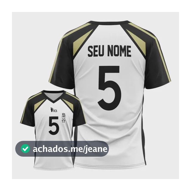 Camiseta Cosplay Haikyuu Fukurodani High School