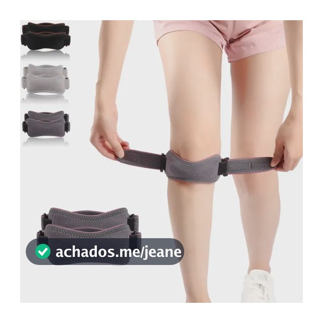 2 Pcs Faixa Subpatelar Suporte Joelho Tendinite Alívio Dor
