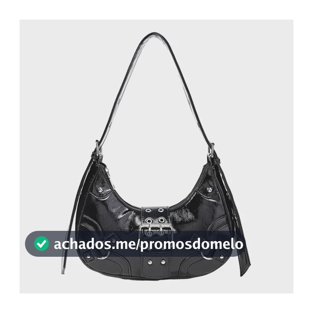 Bolsa Feminina De Ombro Baguete Pequena Festa Festival Rock