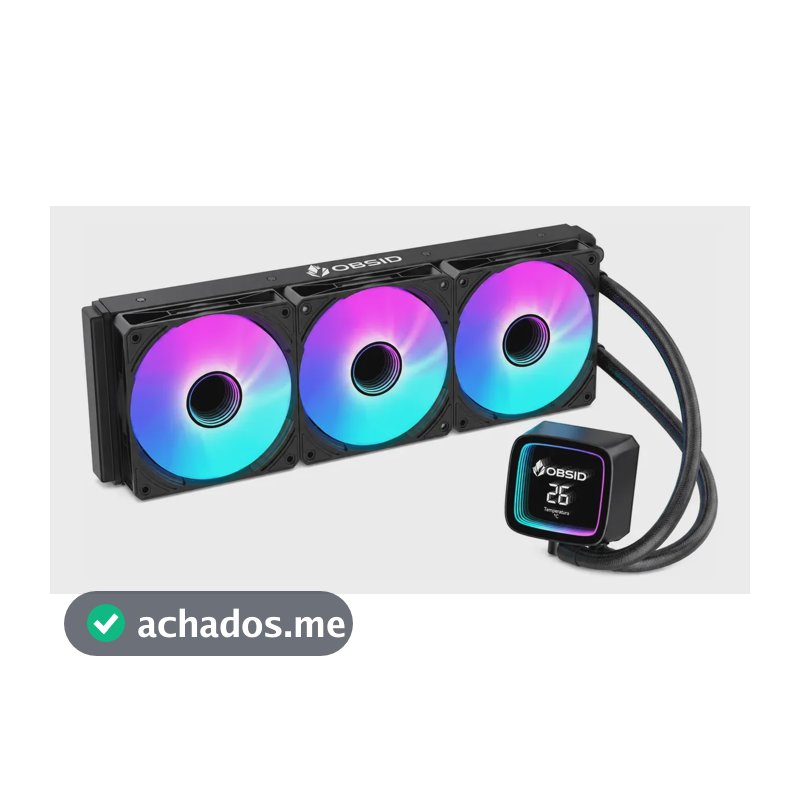 Water Cooler Obsid Pro 360 Digital Argb Amd E Intel Preto