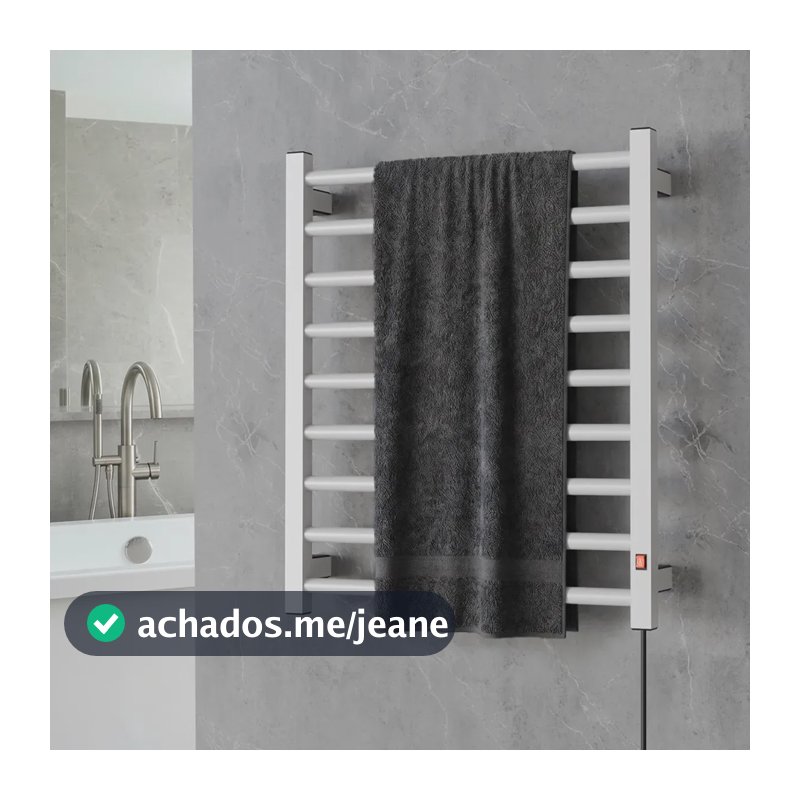 Toalheiro Térmico Alumínio Branco Bivolt Electrowood Branco