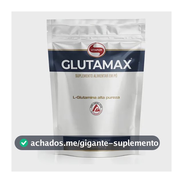 Glutamax 100% Glutamina Isolada (600g) Vitafor Sem Sabor
