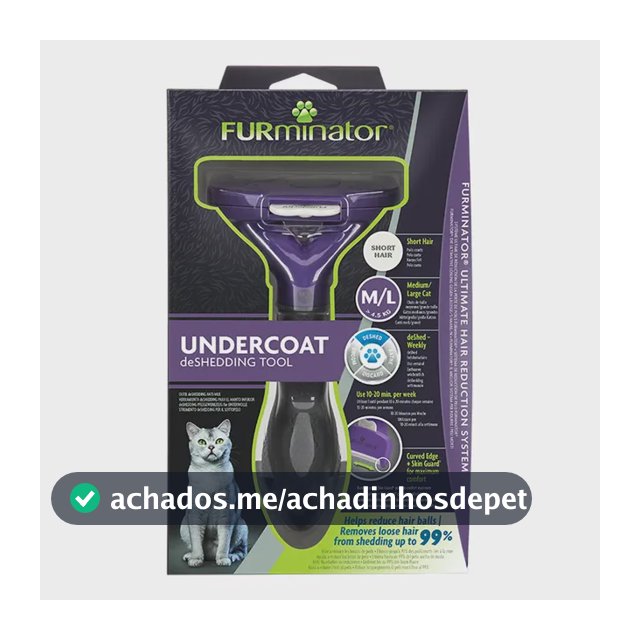 Escova  Furminator Gatos M/g + Brinde