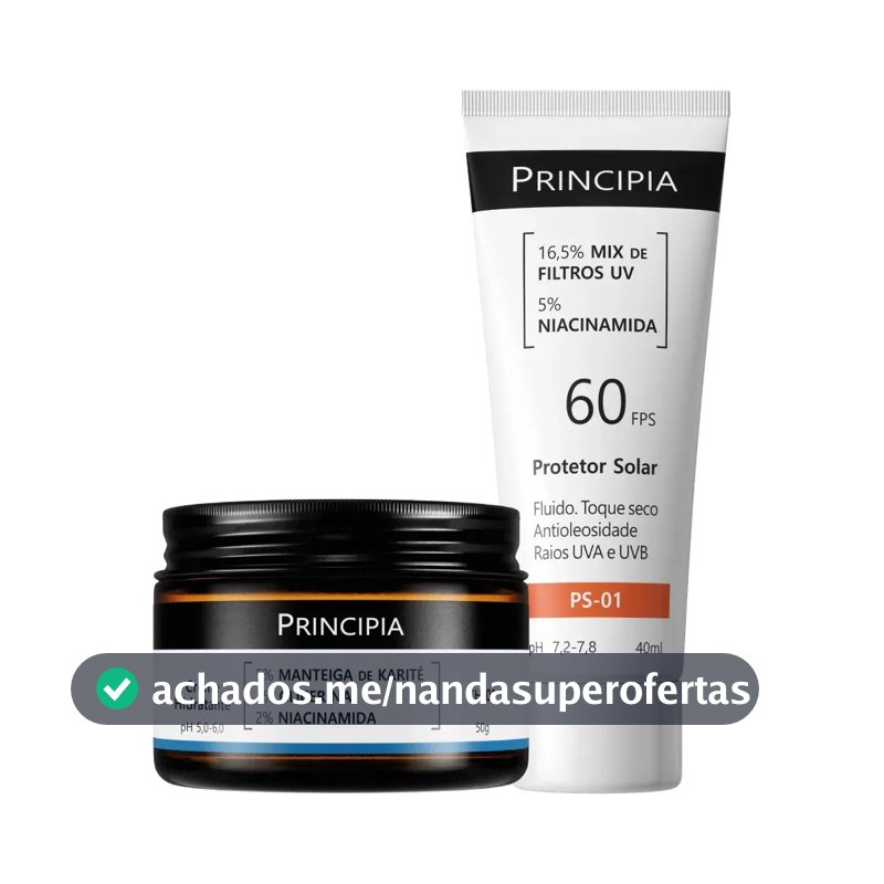 Principia Kit Hidratação E Proteção Facial Ch-o1 + Ps-01 Todo Tipo De Pele Dia/noite