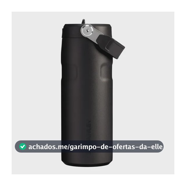 Garrafa Térmica Stanley Aerolight Flip Straw Black 473ml