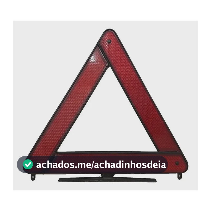 Triangulo Sinalização Segurança Atenção Carro Automotivo