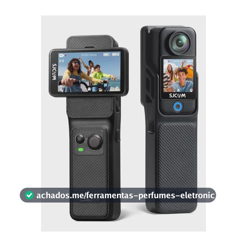 Câmera De Ação Sjcam C400 4k Estabilizador Bateria Longa Preto