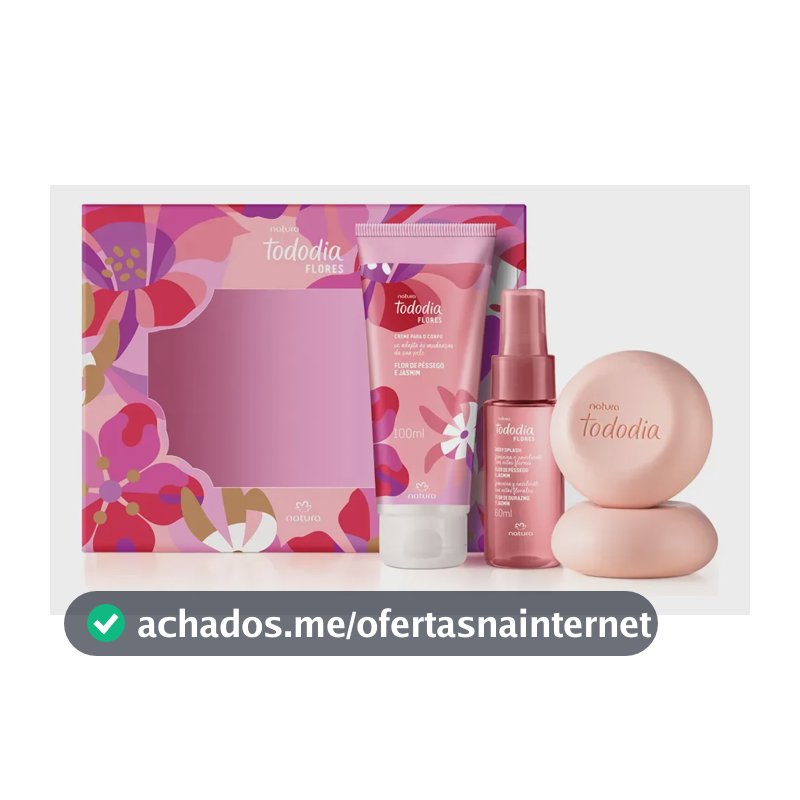 Kit Natura Tododia Flores Essenciais - presente