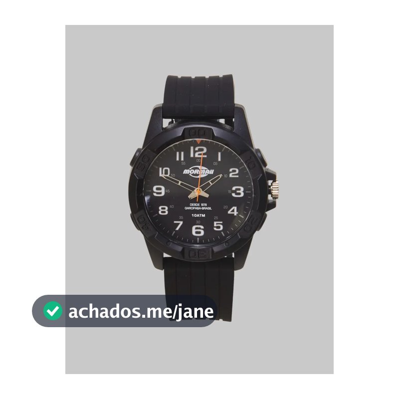 Relógio Mormaii MOPC21JAS/8L Masculino Cor Preto