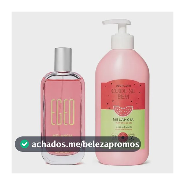 Combo Egeo Melancia: Colônia 90ml + Loção 400ml