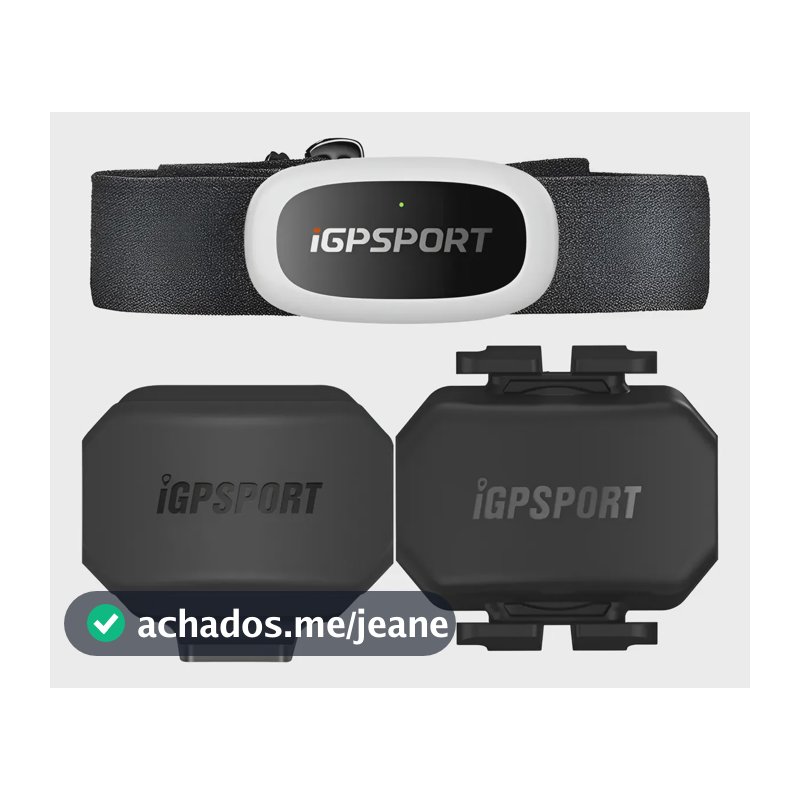 Kit Cinta Cardiaca + Sensor De Cadencia + Sensor Velocidade