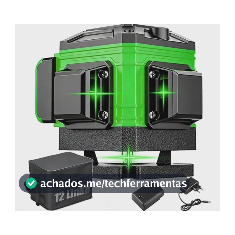 Nível Laser 12 Linhas 360° Profissional
