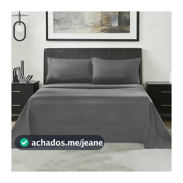 Conjunto De Lençóis Individuais Blanket 1 Plaza Microfiber 1 Plaza Cáqui