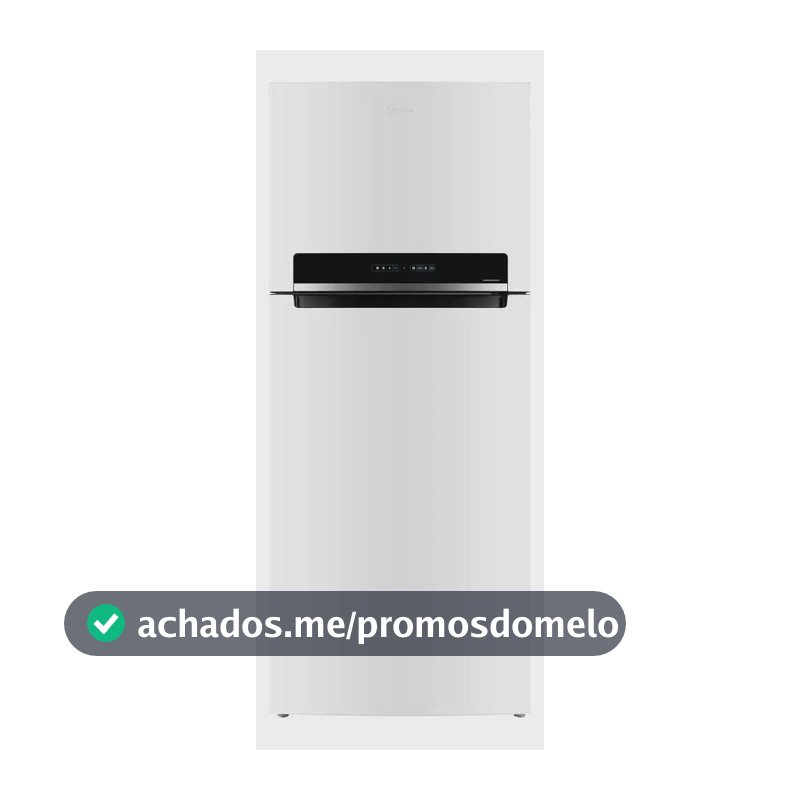 Geladeira Midea Frost Free Duplex Inverter 473L com Painel Digital e A Alarme de Porta Aberta Branca Bivolt