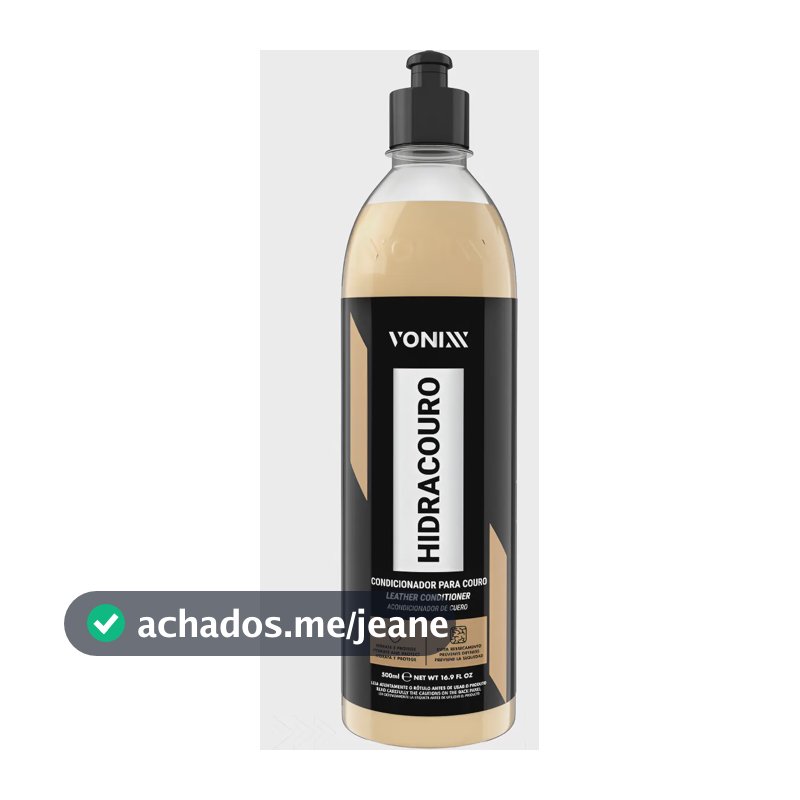 Hidratante E Condicionador Couro Hidracouro Vonixx 500ml