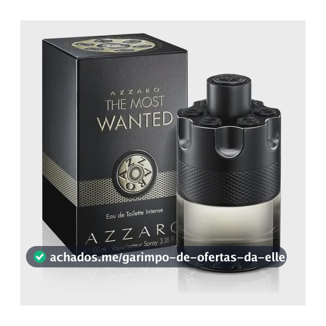 Fragrância Masculina Azzaro The Most Wanted Eau De Toilette Intense 100ml