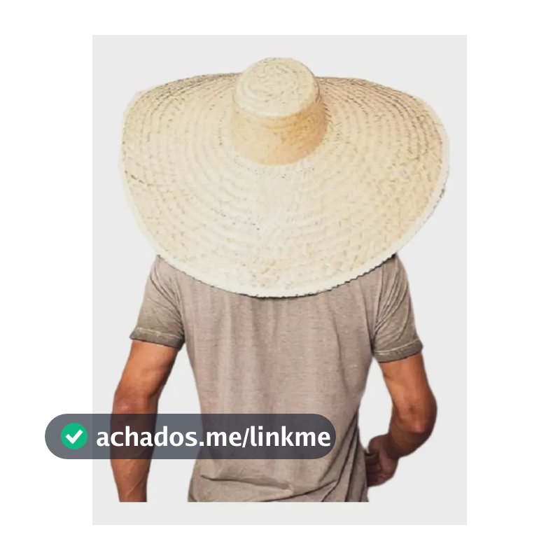 Sombreiro Mexicano De Palha Chapéu Gigante Carnaval Pescaria Palha