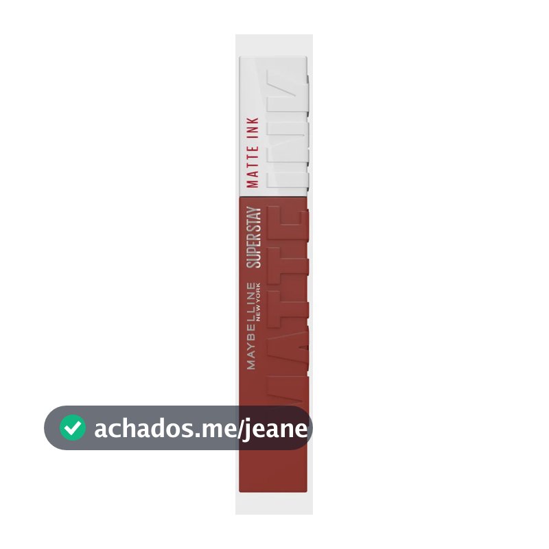 Maybelline SuperStay Matte Ink Batom Líquido Matte Longa Duração 16H com Aplicador Preciso, Não Transfere e Cor Intensa, Acabamento Matte Confortável, Brown Edition Cor Charmer, 5ml