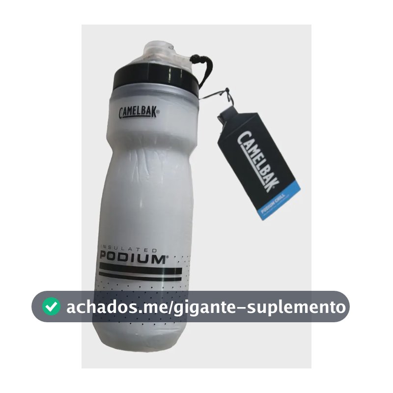Garrafa  Camelbak Podium  Chill620 Ml Bike Academia Fitness Branco