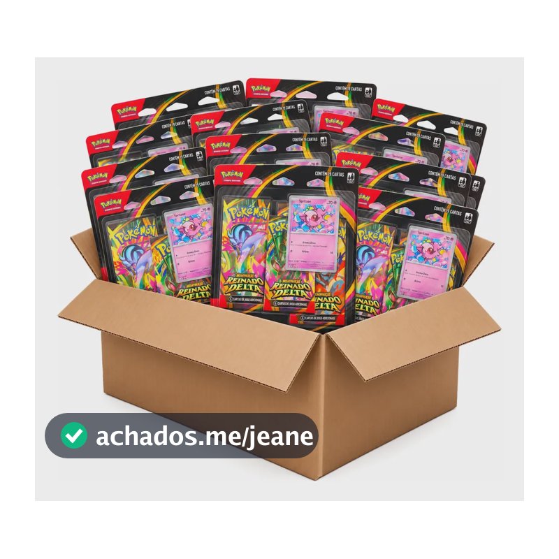Caixa Pokémon 12 Blister Triplo Reinado Delta Me06 Tcg Copag Português