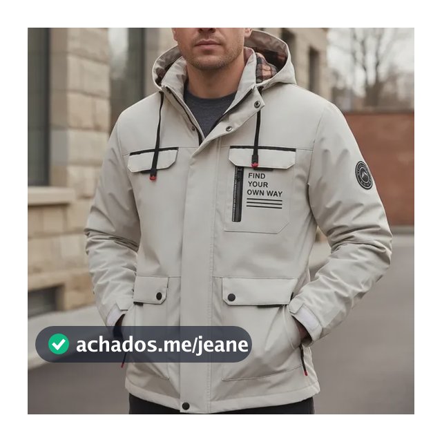 Casaco Bomber Masculino Jaqueta Quente Impermeável