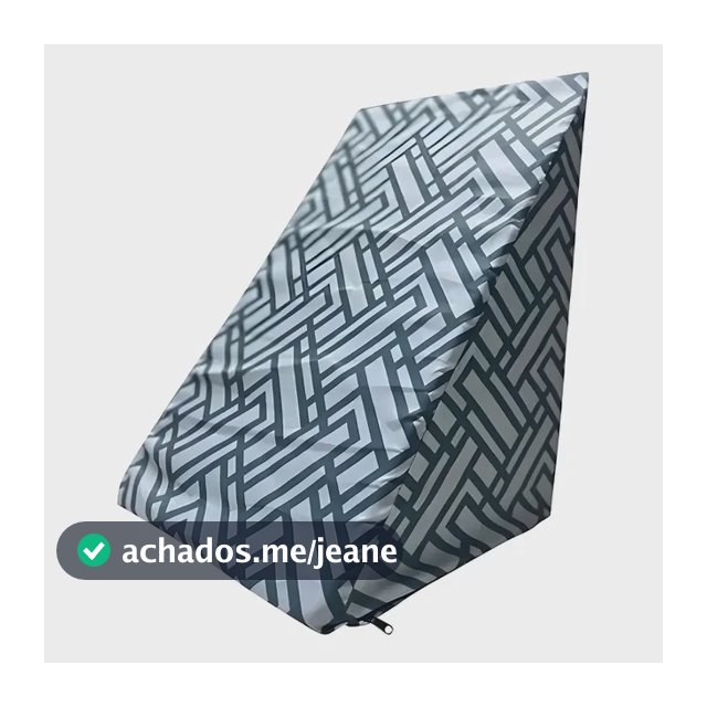 Ortobom Suave Encosto Apoio de Pernas 55x40cm cinza triangular