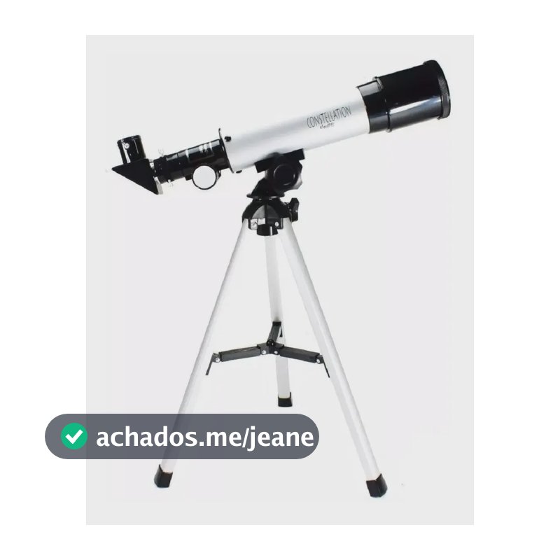 Telescopio Refrator Constellation F36050 Aproximação Até 90x Cor Prateado