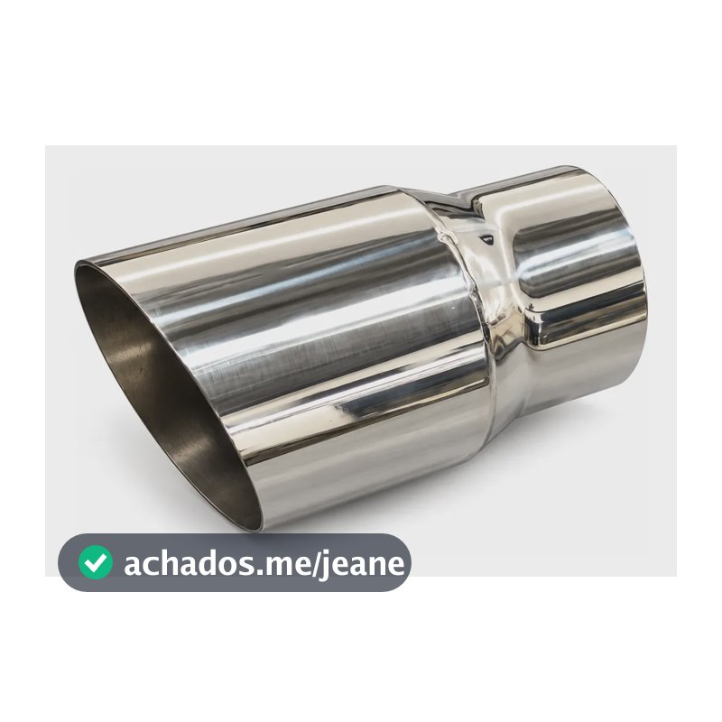 Ponteira Esportiva Escapamento Chanfrada 3 Pol Inox 304